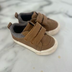 Joe Fresh Tan Kids Velcro Sneakers